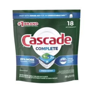 Cascade Dishwashing Pods Complete Fresh | Packaged