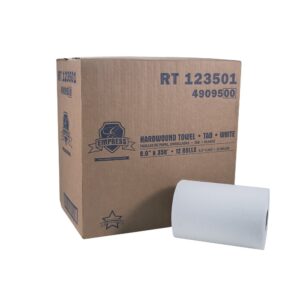 TOWEL ROLL WHT 7.87"X350' HRDWND 12 | Styled