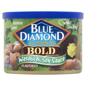 Blue Diamond Wasabi Almonds 6oz | Packaged