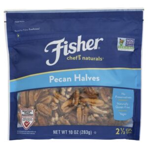 Fisher Pecan Halves 10oz | Packaged