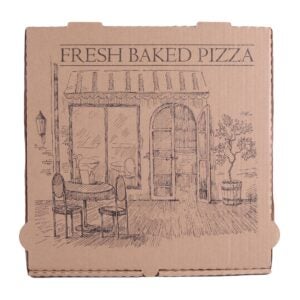 14" x 14" x 1.75"  Pizza Boxes | Raw Item