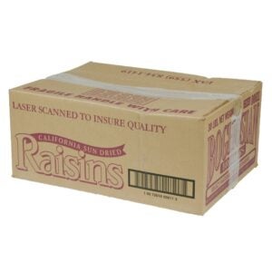 Select Raisins, 30 lbs. | Corrugated Box