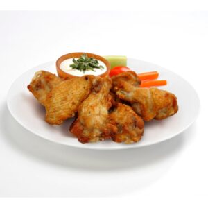 1st & 2nd Joint Unbreaded Chicken Wings, Fully Cooked | Styled