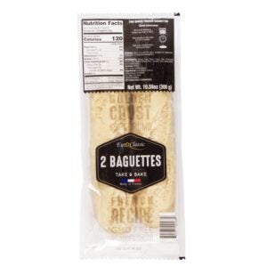 French Half Parbaked Baguet Bread | Packaged