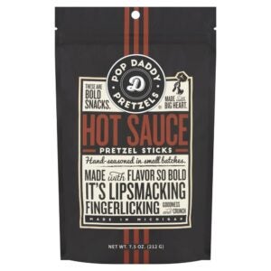 Hot Sauce Pretzels | Packaged