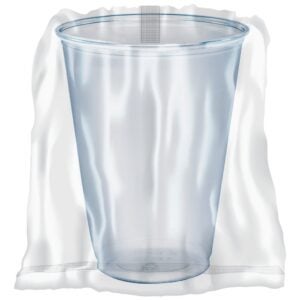 Plastic Cups, 10 oz., Individually Wrapped | Packaged