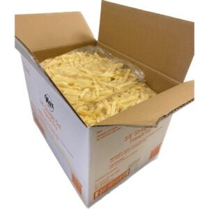 3/8 inch Crinkle Cut French Fries | Packaged