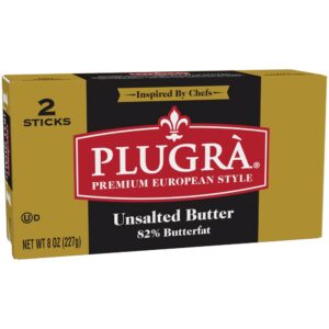 Unsalted Butter Plugra | Packaged