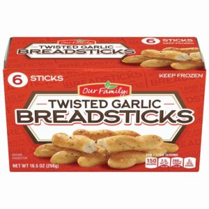 Twisted Garlic Breadsticks | Packaged