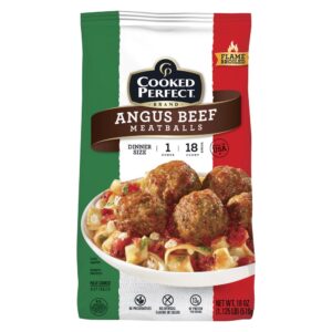 Cooked Perfect Angus Beef meatball 18oz | Packaged