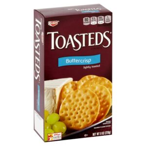 Toasteds Buttercrisp Lightly Toasted Cra | Packaged