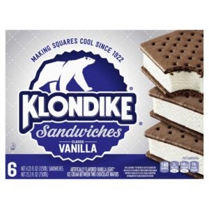 Klondike Vanilla Sandwich | Packaged