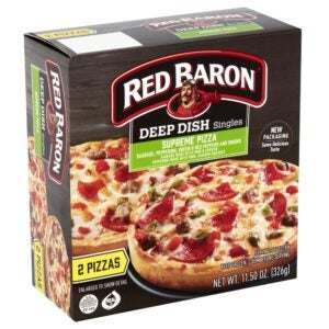 Deep Dish Single Serve Supreme Pizza | Packaged