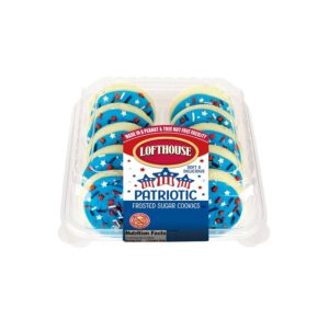 Red & Blue Star Cookie Tray | Packaged