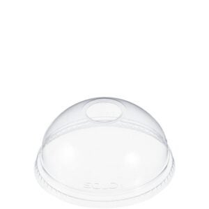 LID DOME W/HOLE 16,24Z 10-100CT SOLO | Raw Item