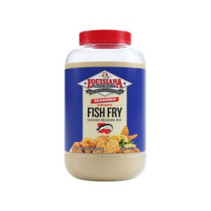 Louisiana Fish Fry Products Seasoned Fry Mix 3 Flavor 6 Package Variety  Bundle