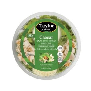 Taylor Farms Caesar Salad with Chicken 6 | Packaged