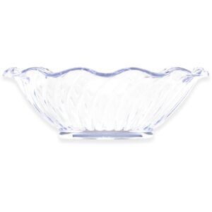 PLAS 5Z CLR TULIP BERRY DISH CARLISLE | Raw Item