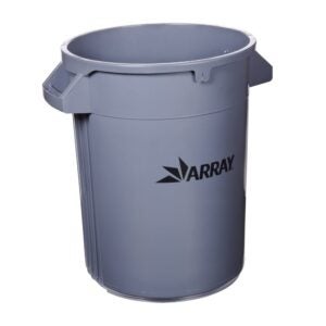 32 Gallon Gray Trash Containers | Raw Item