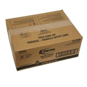 FUEL CHAFER 6HR W/PWR PAD 24CT | Corrugated Box