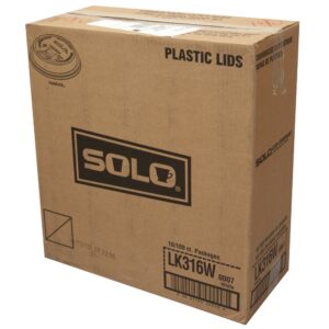 LID DOME RECLOSABLE WHT 10-100 SOLO | Corrugated Box