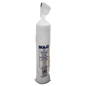 LID DOME RECLOSABLE WHT 10-100 SOLO | Packaged