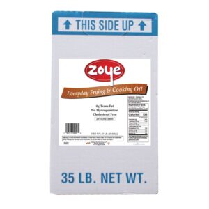 OIL LIQ FRY & COOK 35# ZOYE | Packaged