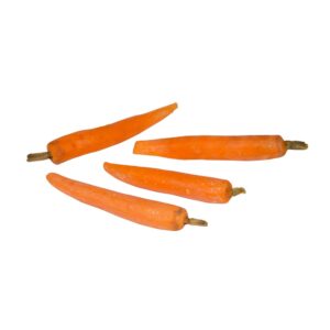 1-5# CLEANED WHL BABY CARROTS W/TOPS | Raw Item