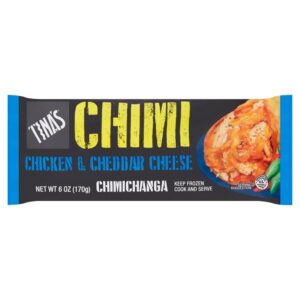 Tinas Chicken & Cheddar Cheese Chimi 5oz | Packaged