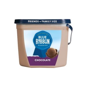 Blue Ribbon Chocolate Ice Cream 1 GAL | Packaged