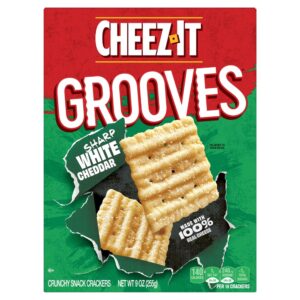 Cheez It Sharp White Cheddar Grooves Cra | Packaged