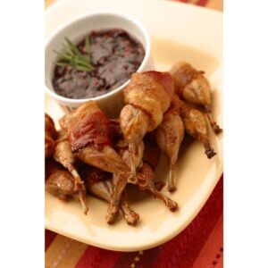 QUAIL LEG SEMI BONELESS MARINATED IQF | Styled