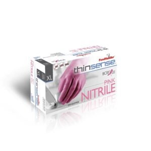 GLOVE NITRILE XL PWDFR PNK 4-250CT | Packaged