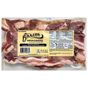 Hickory Smoked Bacon Ends & Pieces | Packaged