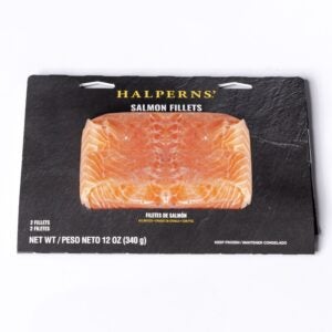 2 – 6 oz. Skin-On Salmon Fillets | Packaged