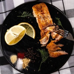 2 – 6 oz. Marinated Salmon Fillets | Styled