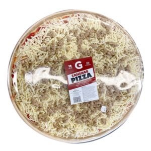 16″ Sausage Pizza | Packaged