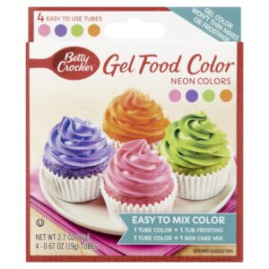 Neon Color Food Gel | Packaged