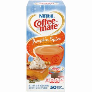 CREAMER PUMPKIN 50CT COFFEE MATE | Packaged
