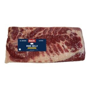 Skinless Pork Belly Halves | Packaged