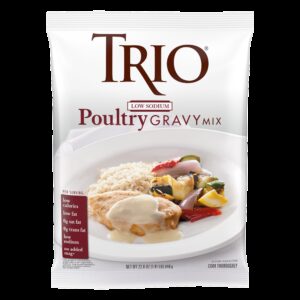 MIX GRAVY POULTRY LO SOD 8-22.6Z TRIO | Packaged