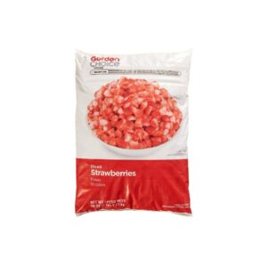 Diced Frozen Strawberries | Packaged