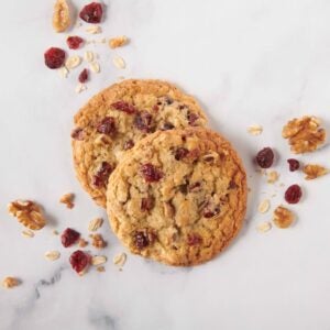 Oatmeal Cranberry Walnut Cookies | Styled