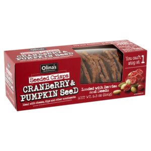 Cranberry Pumpkin Crisps | Packaged