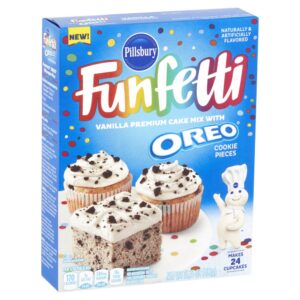 Chocolate Funfetti & Oreo Cake Mix | Packaged