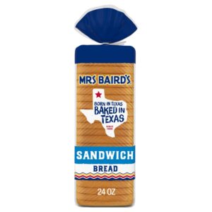 Mrs. Baird’s Sandwich White Bread 24z | Packaged