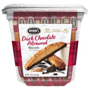 Nonni’s Dark Chocolate Almond Biscotti | Packaged