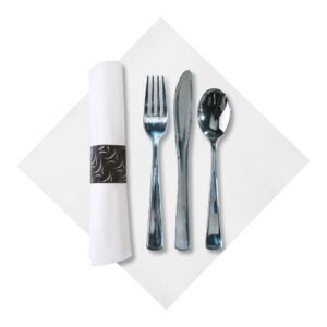 CUTLERY KIT METALIC READY ROLL | Raw Item