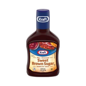 Kraft Sweet Brown Sugar BBQ Sauce 18oz | Packaged