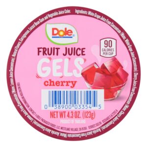 GELATIN CUP CHERRY 36-4.3Z DOLE | Styled